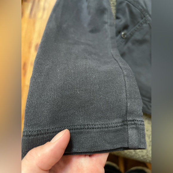 Anthropologie Marrakech Faravel Moto Jacket cotton size small navy blue - Picture 10 of 16